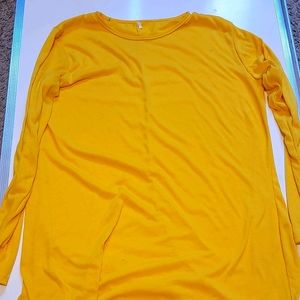 Long sleeved shirt dress